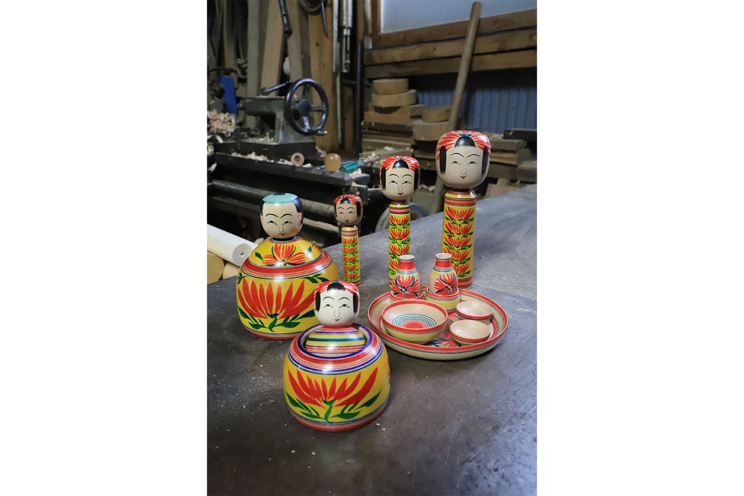 肘折こけしの商品