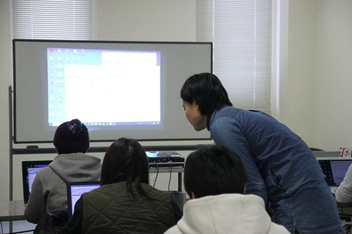 秋田県鹿角市で「ホームページ構築講座」の様子